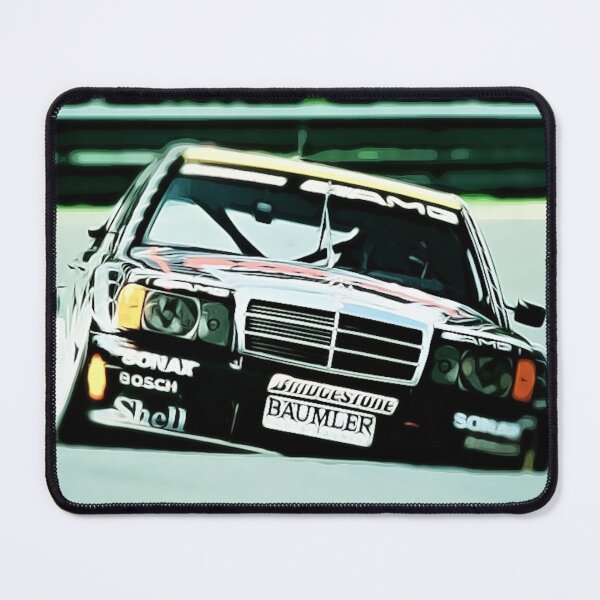 Item preview, Retro DTM Car at Nordschleife Carrousel Poster – Classic Green Hell Art designed and sold by Road To Track.