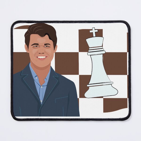 Item preview, Magnus Carlsen Cartoon designed and sold by GambitChess.