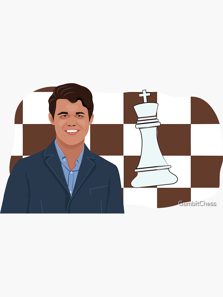 Gothamchess cartoon Sticker for Sale by GambitChess