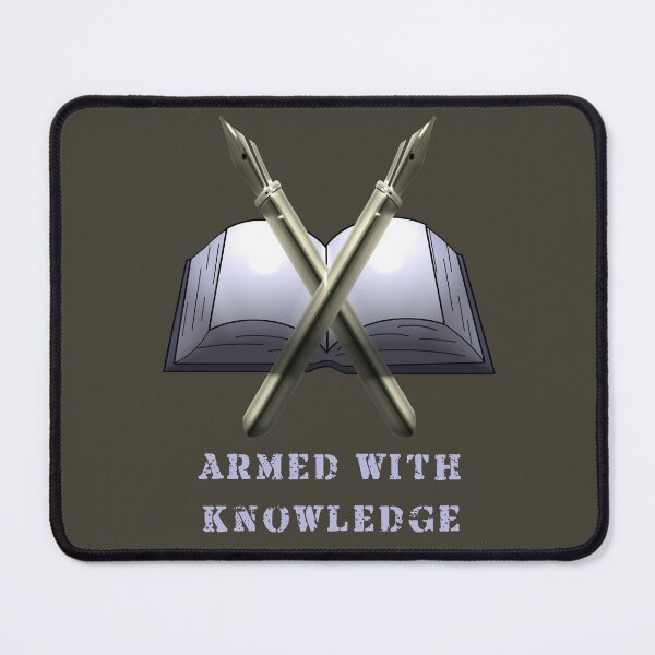 Item preview, Armed With Knowledge designed and sold by Tajmoz.