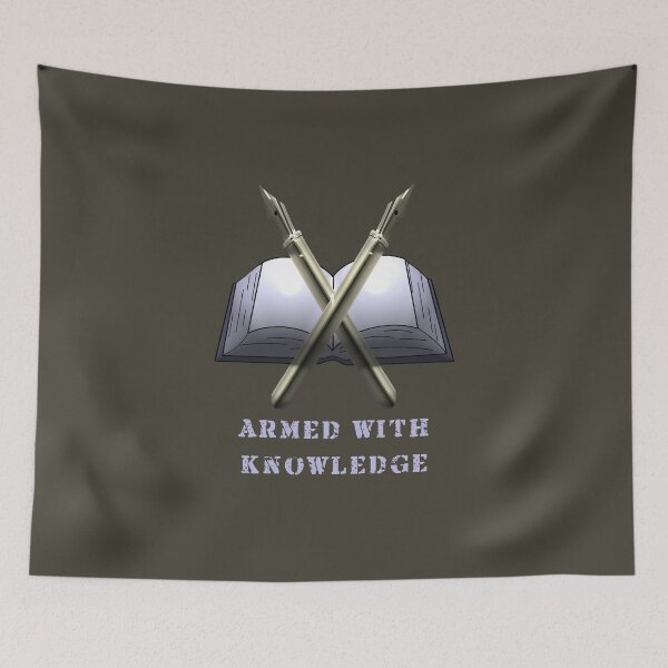 Item preview, Armed With Knowledge designed and sold by Tajmoz.