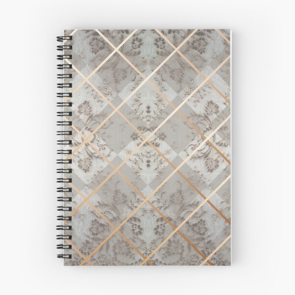 Item preview, Chic Beige Gold Minimal Geometric Floral Lace Pattern designed and sold by LaceySkies.