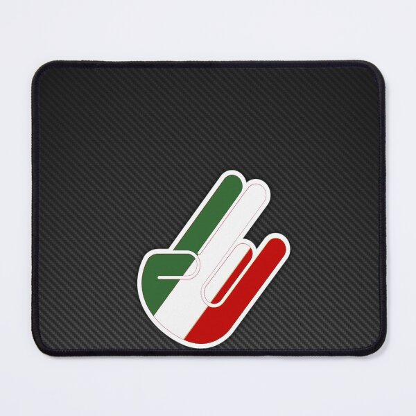 Item preview, Italy Shaka Hand Carbon Fiber Poster – Italian JDM Hang Loose Art designed and sold by Road To Track.