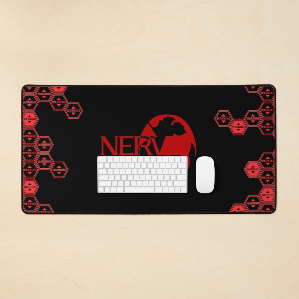 Alfombrilla De Escritorio Evangelion Logotpo Nerv