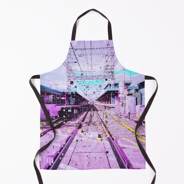 Item preview, Japanese Railway Vaporwave Glitch Art Japan designed and sold by glitchhub.