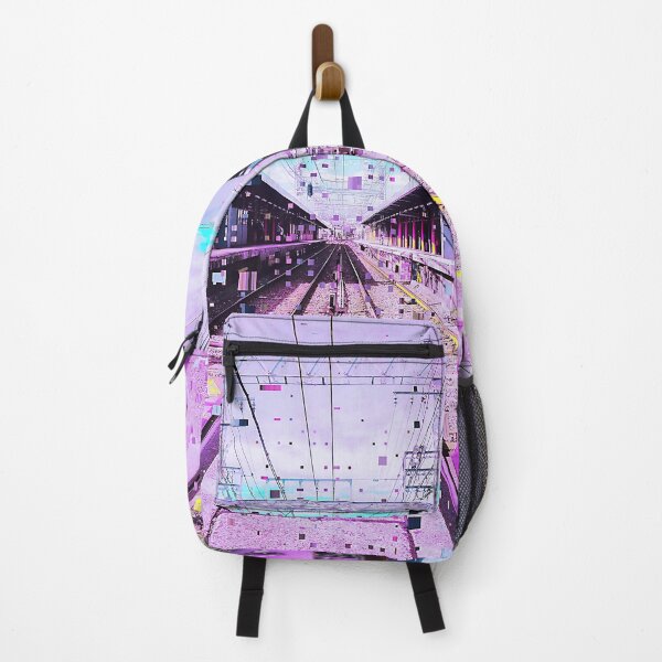 Item preview, Japanese Railway Vaporwave Glitch Art Japan designed and sold by glitchhub.