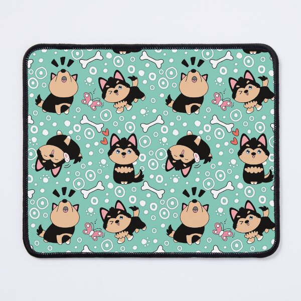 Item preview, Cute Siberian Husky Pomsky - Black and Tan designed and sold by Lulupainting.