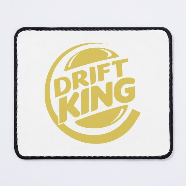 Artikelvorschau, Drift King Yellow Sticker – JDM Street Racing Drift Culture Badge entworfen und verkauft von Road To Track.