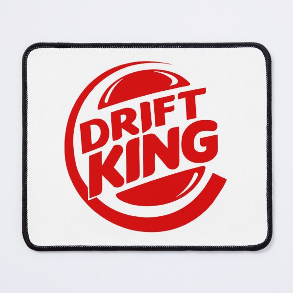 Artikelvorschau, Drift King Red Sticker – JDM Street Racing Drift Culture Badge entworfen und verkauft von Road To Track.