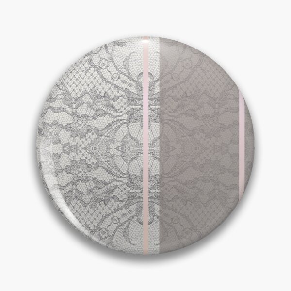 Artikelvorschau, Chic Grey Beige Rosegold Minimal Geometric Floral Lace Pattern entworfen und verkauft von LaceySkies.