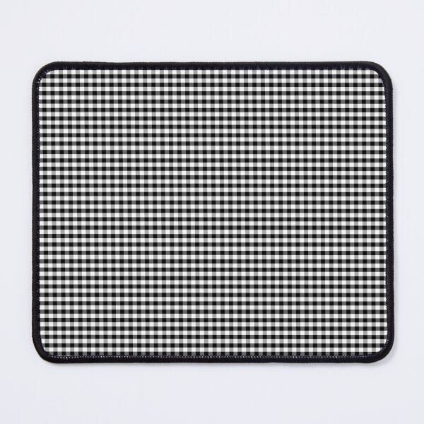 Item preview, Small Jet Black Gingham Check Square Pattern designed and sold by paperandfrill.