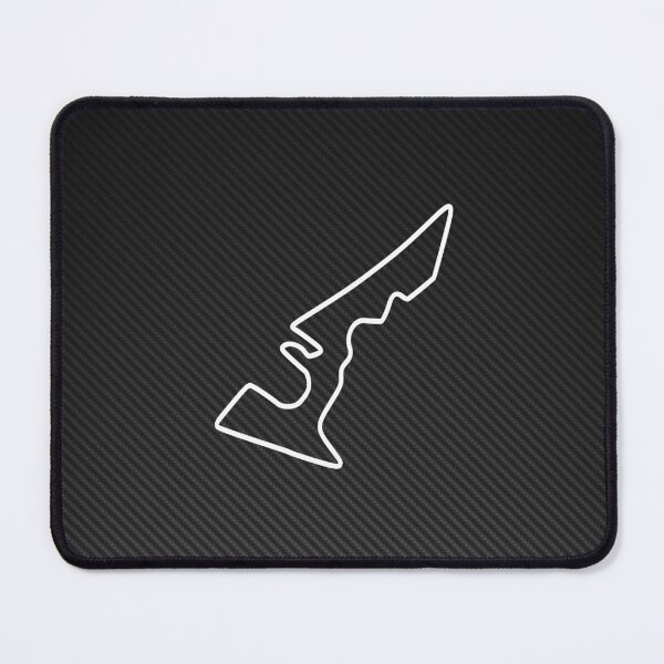 Item preview, Circuit of the Americas Track Layout Carbon Fiber Background Poster designed and sold by Road To Track.