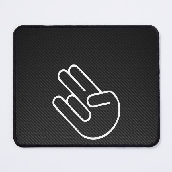 Item preview, JDM Shaka Hand Carbon Fiber Poster – Hang Loose Drift Culture Art designed and sold by Road To Track.