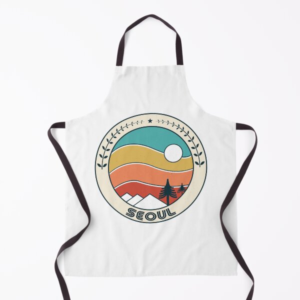 Item preview, Seoul Retro Vintage Sunset - Seoul Mountain Souvenir - Gift - Hometown - Hiking - Nature designed and sold by HappyTees Lab.