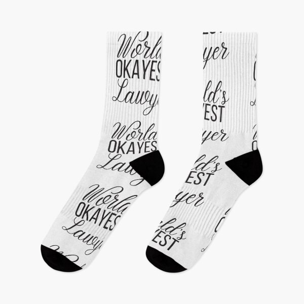Item preview, World's okayest lawyer - funny lawyer gift  designed and sold by PickaSticka.