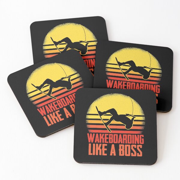 Item preview, Wakeboarding Like A Boss Wakesurfer Wake Surfing Fan designed and sold by Nessshirts.