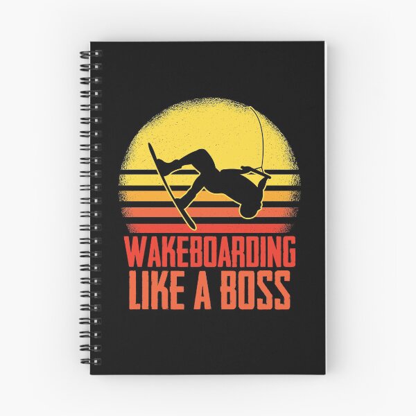 Item preview, Wakeboarding Like A Boss Wakesurfer Wake Surfing Fan designed and sold by Nessshirts.