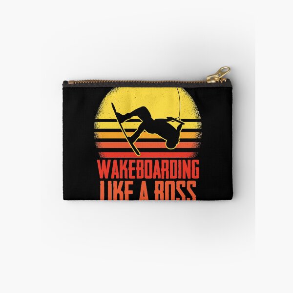 Item preview, Wakeboarding Like A Boss Wakesurfer Wake Surfing Fan designed and sold by Nessshirts.