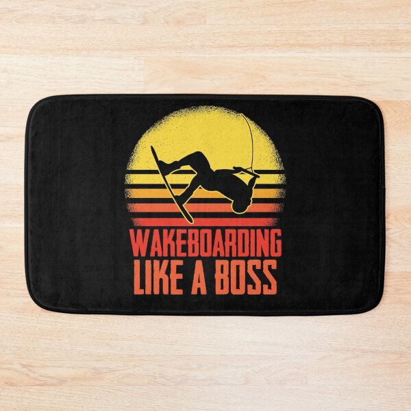 Item preview, Wakeboarding Like A Boss Wakesurfer Wake Surfing Fan designed and sold by Nessshirts.