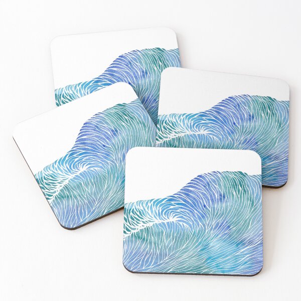 Item preview, Ocean wave - Aquarelle Painting  designed and sold by nabeArtist.