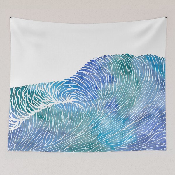 Item preview, Ocean wave - Aquarelle Painting  designed and sold by nabeArtist.