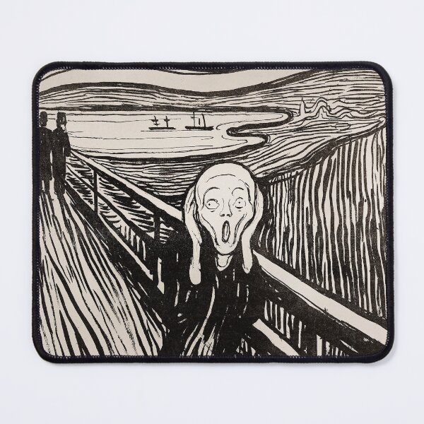 Item preview, Munch - The Scream (B&W) designed and sold by le daddy.
