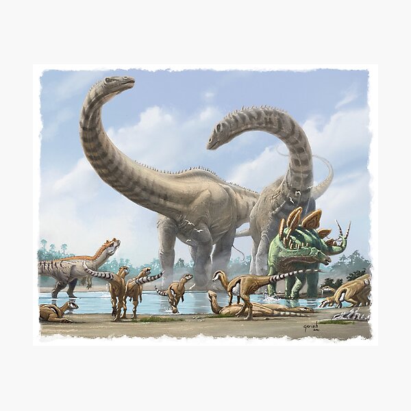 Morrison Dinosaurs Photographic Print