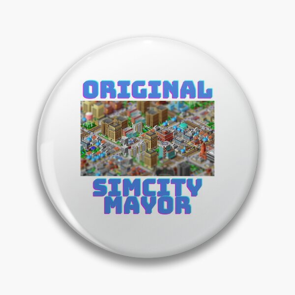 Item preview, Original Simcity Mayor - Maxis City Builder Simulation Sim City Retro PC Gamer Design designed and sold by raretshirtsuk.