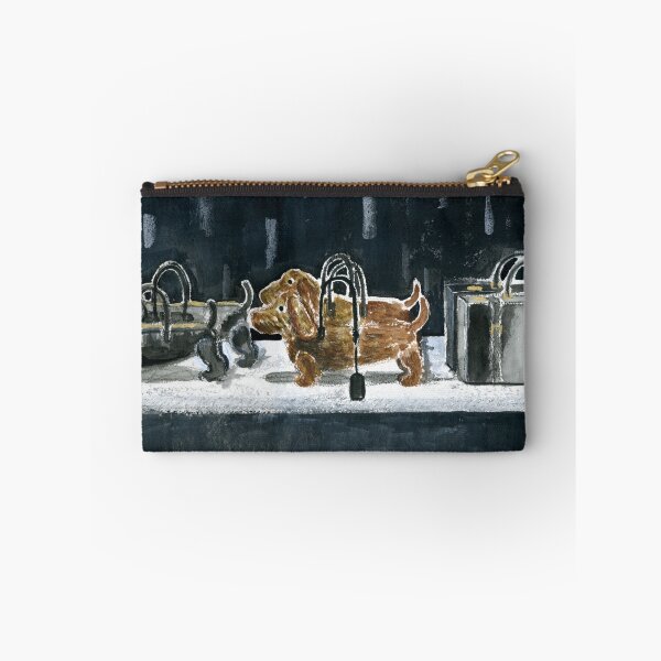 Item preview, Wiener Dog Handbags Illustration designed and sold by beadylou.