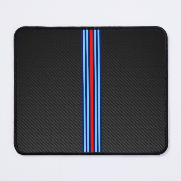 Item preview, Martini Racing Stripes on Carbon Fiber Poster – Iconic Livery Art designed and sold by Road To Track.