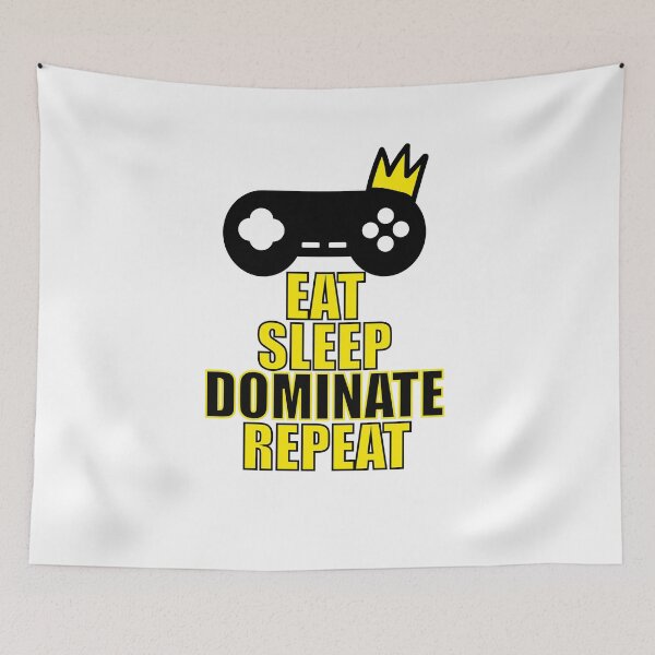 Item preview, Video Gamer Apparel - Eat Sleep Dominate Repeat designed and sold by bahicharafe.