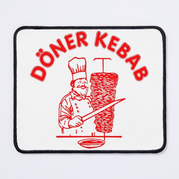 Item preview, Doner Kebab Editorial Poster – Modern Street Food Wall Art Design designed and sold by Road To Track.