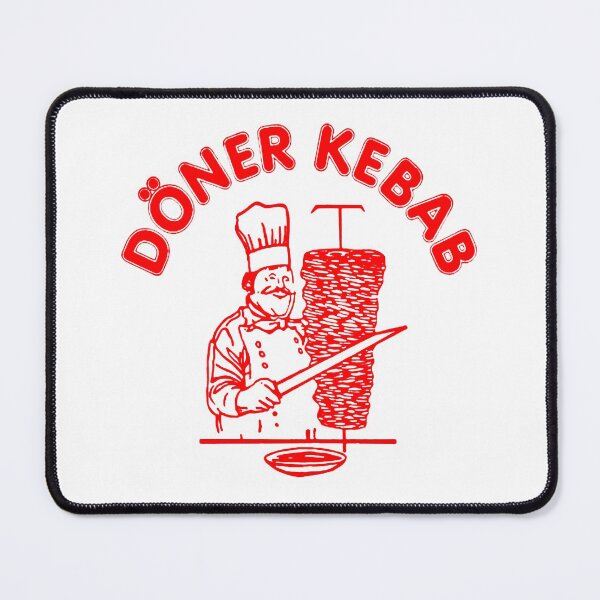 Item preview, Minimal Doner Icon – Clean Kebab Food Sticker Design designed and sold by Road To Track.