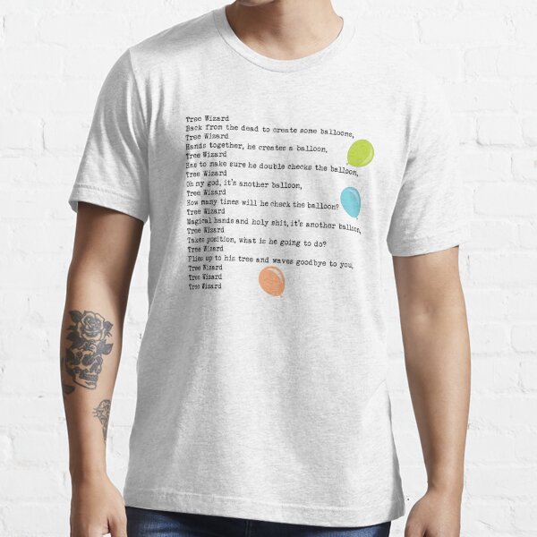 Taskmaster Tree Wizard Lyrics | Essential T-Shirt