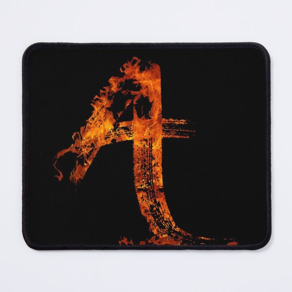 Item preview, Burning on Fire Letter A designed and sold by hatimelhag.