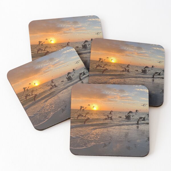 Item preview, Skimmers and Seagulls flying across the sunset designed and sold by Lexipooh76.
