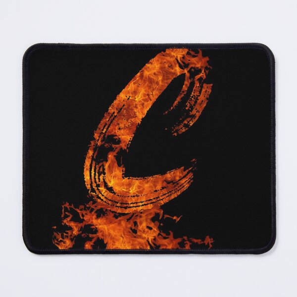 Item preview, Burning on Fire Letter C designed and sold by hatimelhag.