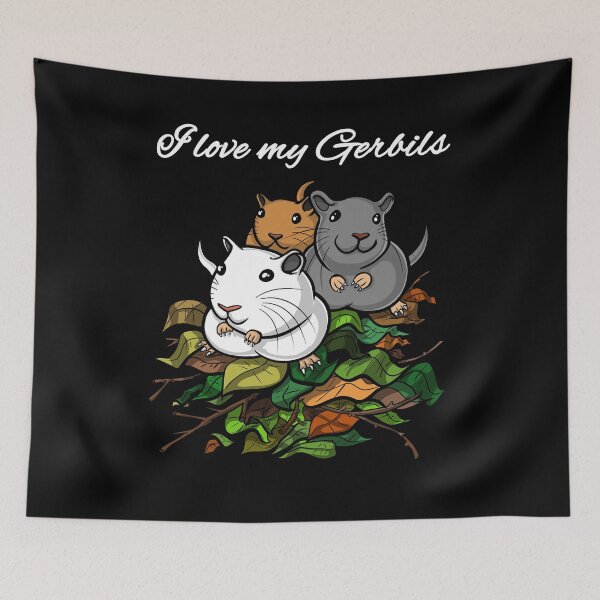 Item preview, I Love My Gerbils  designed and sold by underheaven.