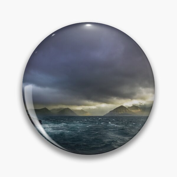 Item preview, Storm Ocean Near Faroe Islands designed and sold by JoyforU.