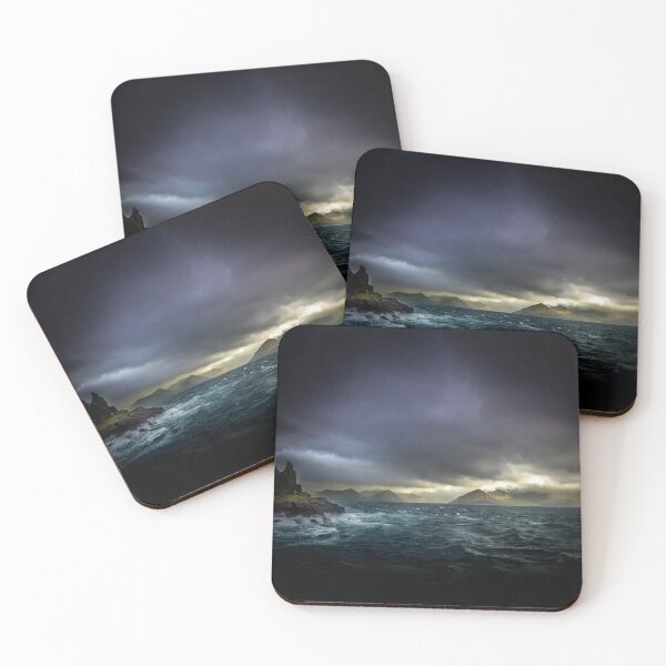 Item preview, Storm Ocean Near Faroe Islands designed and sold by JoyforU.