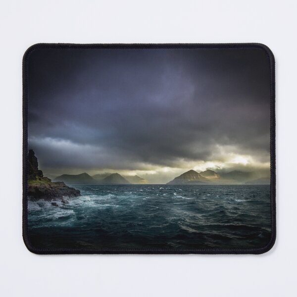 Item preview, Storm Ocean Near Faroe Islands designed and sold by JoyforU.