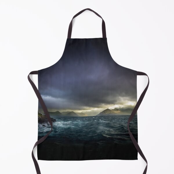 Item preview, Storm Ocean Near Faroe Islands designed and sold by JoyforU.