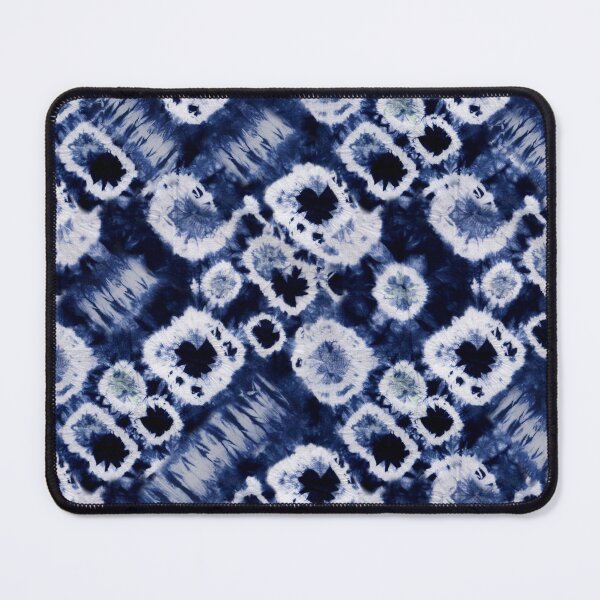 Item preview, Dark Blue Summer Tie Dye Batik Wax Tie Die Print designed and sold by paperandfrill.
