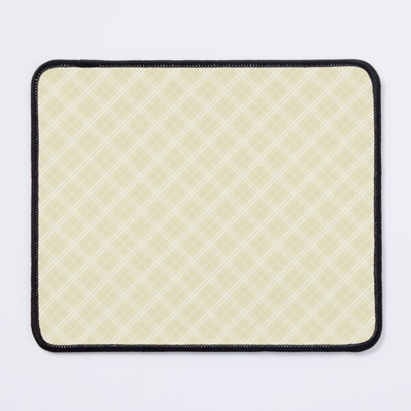 Item preview, Christmas Eggnog Cream Diagonal Tartan Check Plaid designed and sold by paperandfrill.