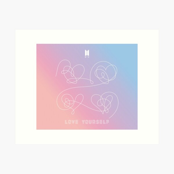 Bts Love Yourself Art Prints for Sale | Redbubble