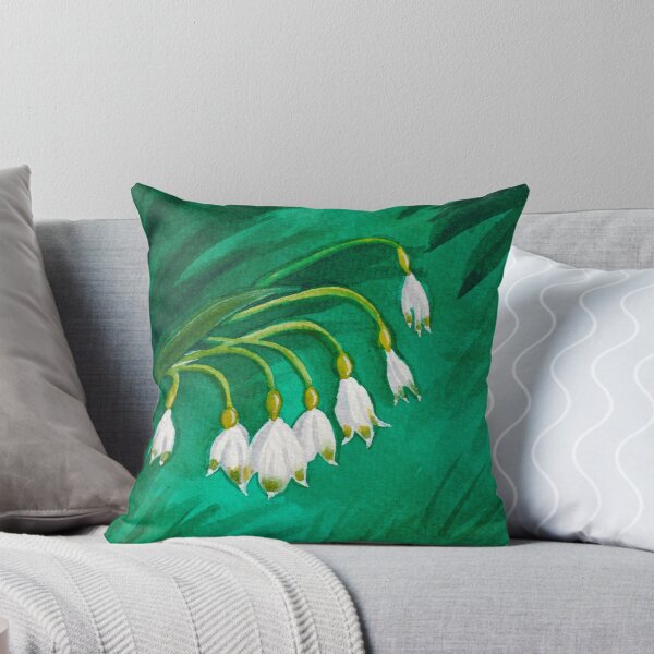 Item preview, Snowdrop flowers with grass background designed and sold by M-Pradeepa.