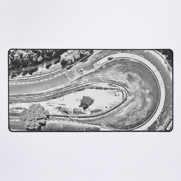 Item preview, Nordschleife Carousel Poster – Iconic Nürburgring Green Hell Art designed and sold by Road To Track.
