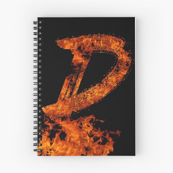 Item preview, Burning on Fire Letter D designed and sold by hatimelhag.