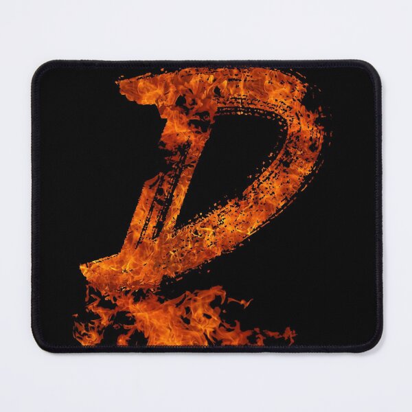 Item preview, Burning on Fire Letter D designed and sold by hatimelhag.