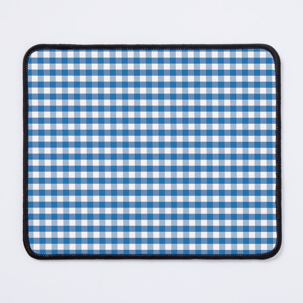 Item preview, Large Biscayne Bay Blue Gingham Check Square Pattern designed and sold by paperandfrill.